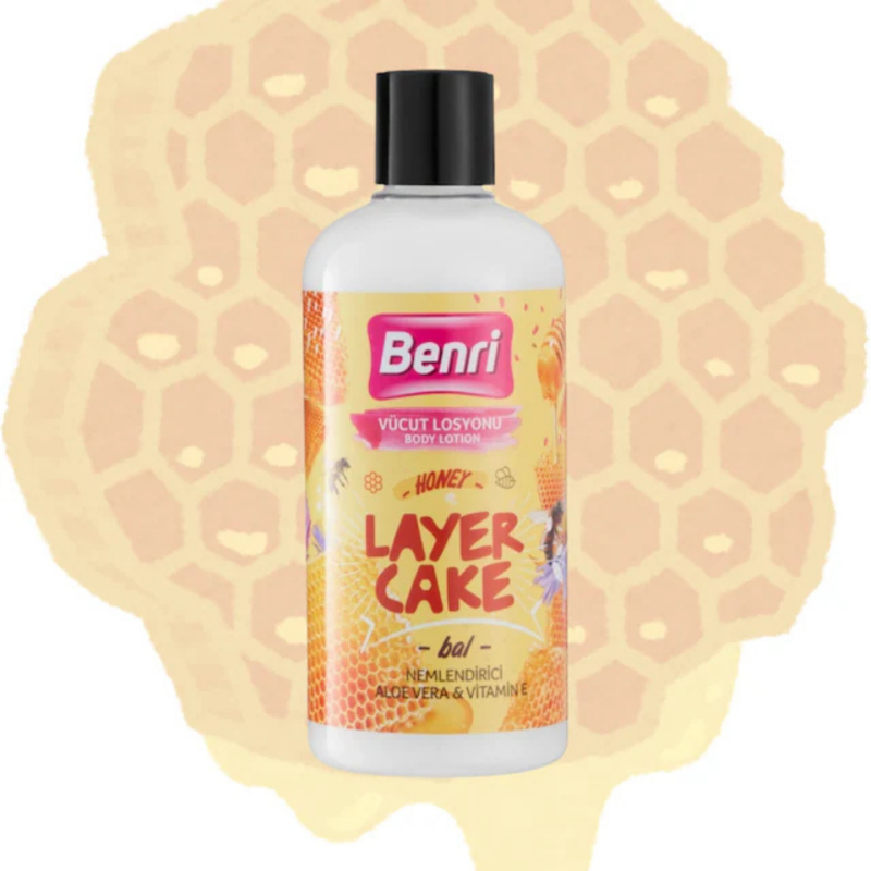 Benri Honey Layer Cake Body Lotion