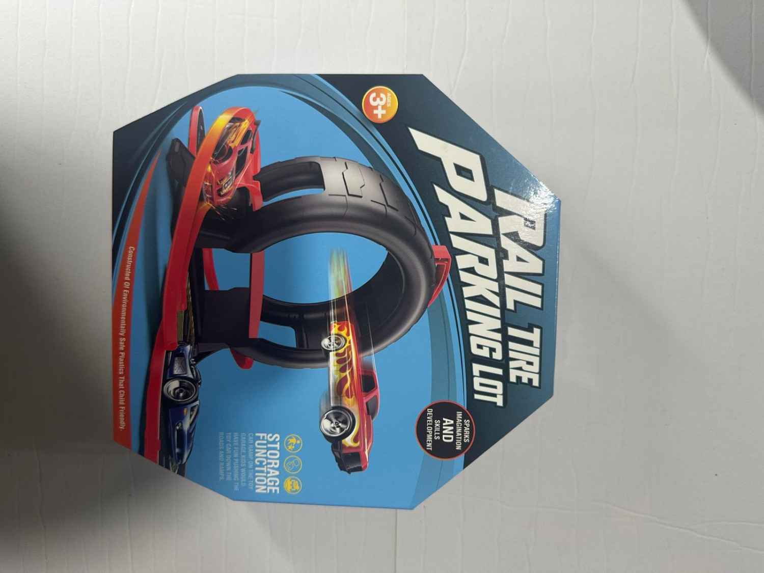 Rail Tire Parking Lot