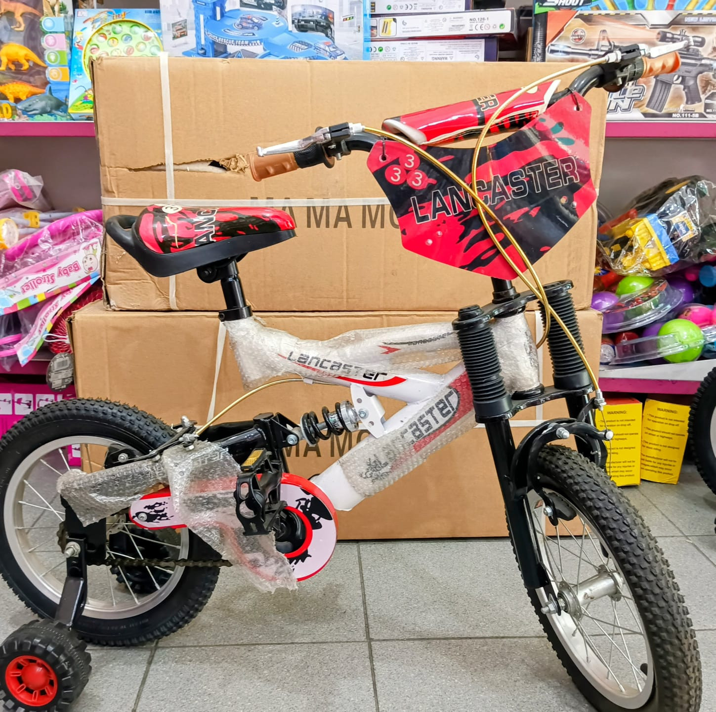 Kids Bike Boys and Girls with Detachable Training Wheels