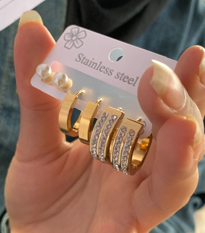 Stainless steel earrings