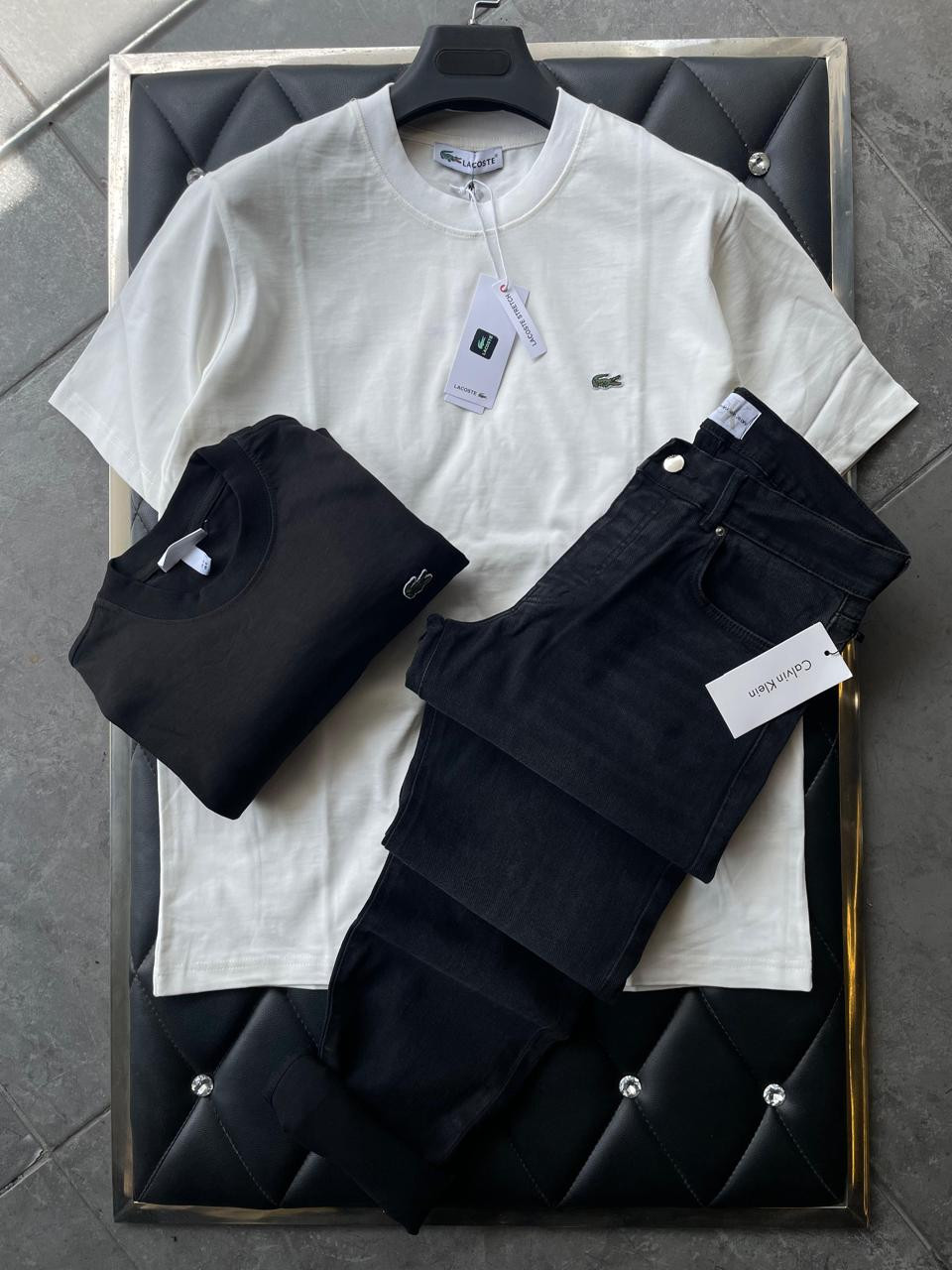 Brand T-shirt 20$ & jeans 25$