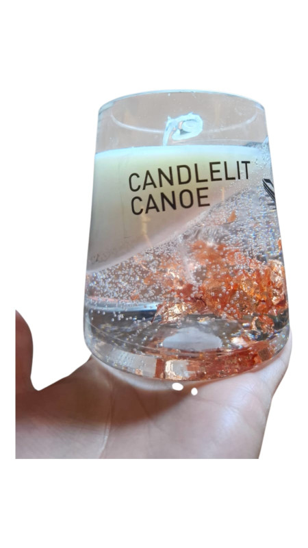 Gold Rose Candle – Handmade Elegance