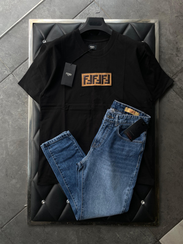 Fendi Set T-shirt and Jeans