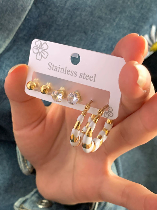 Stainless steel earrings