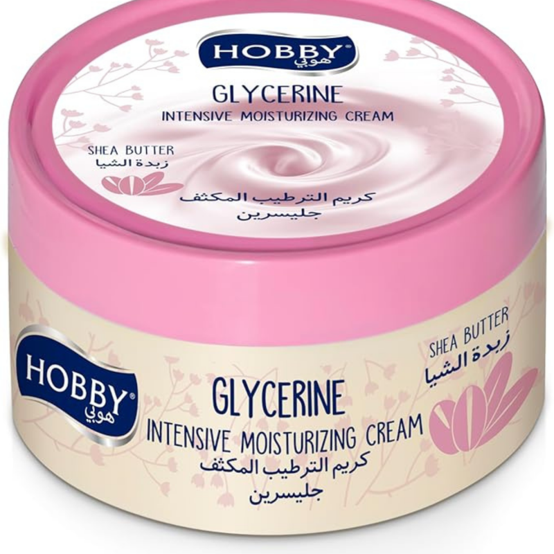 Hobby Glycerin Hand Cream in mini 20 ml jars