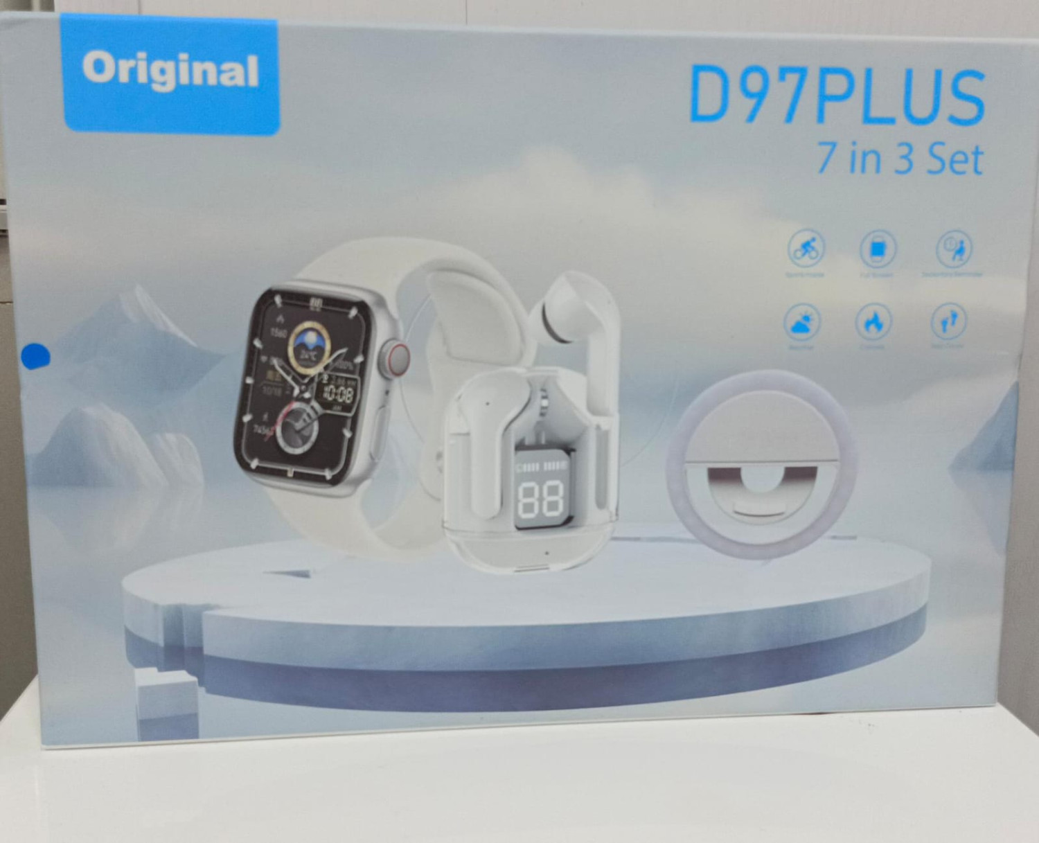D97 plus smart watch +TWS earbuds ➕ Mobile phone supplementary light