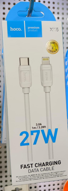 Hoco X115 USB-C to IP fast charging data cable
