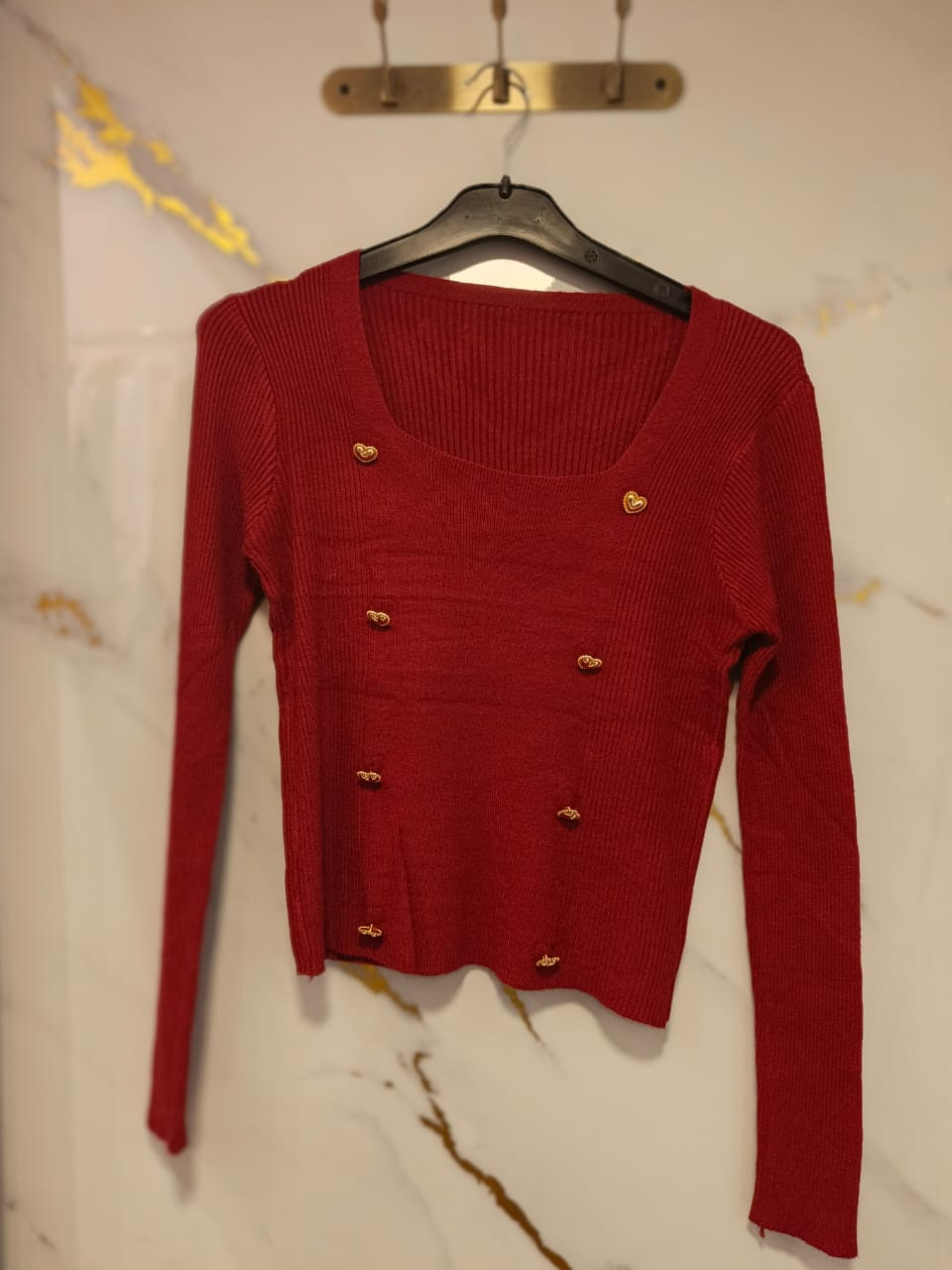 Top Soft wool Long sleeve Free size