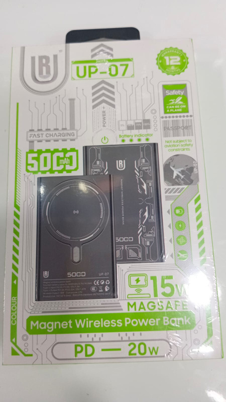 Magnet wireless power bank