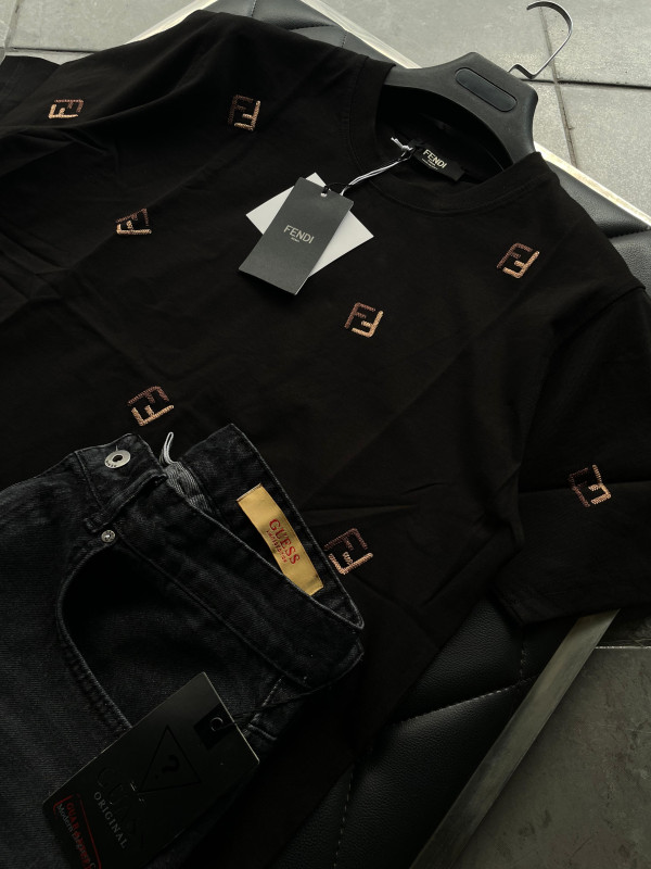 Fendi Set T-shirt and Jeans