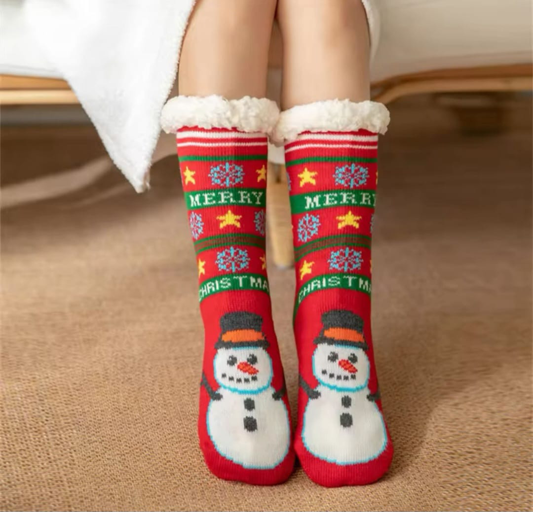 Christmas slipper socks